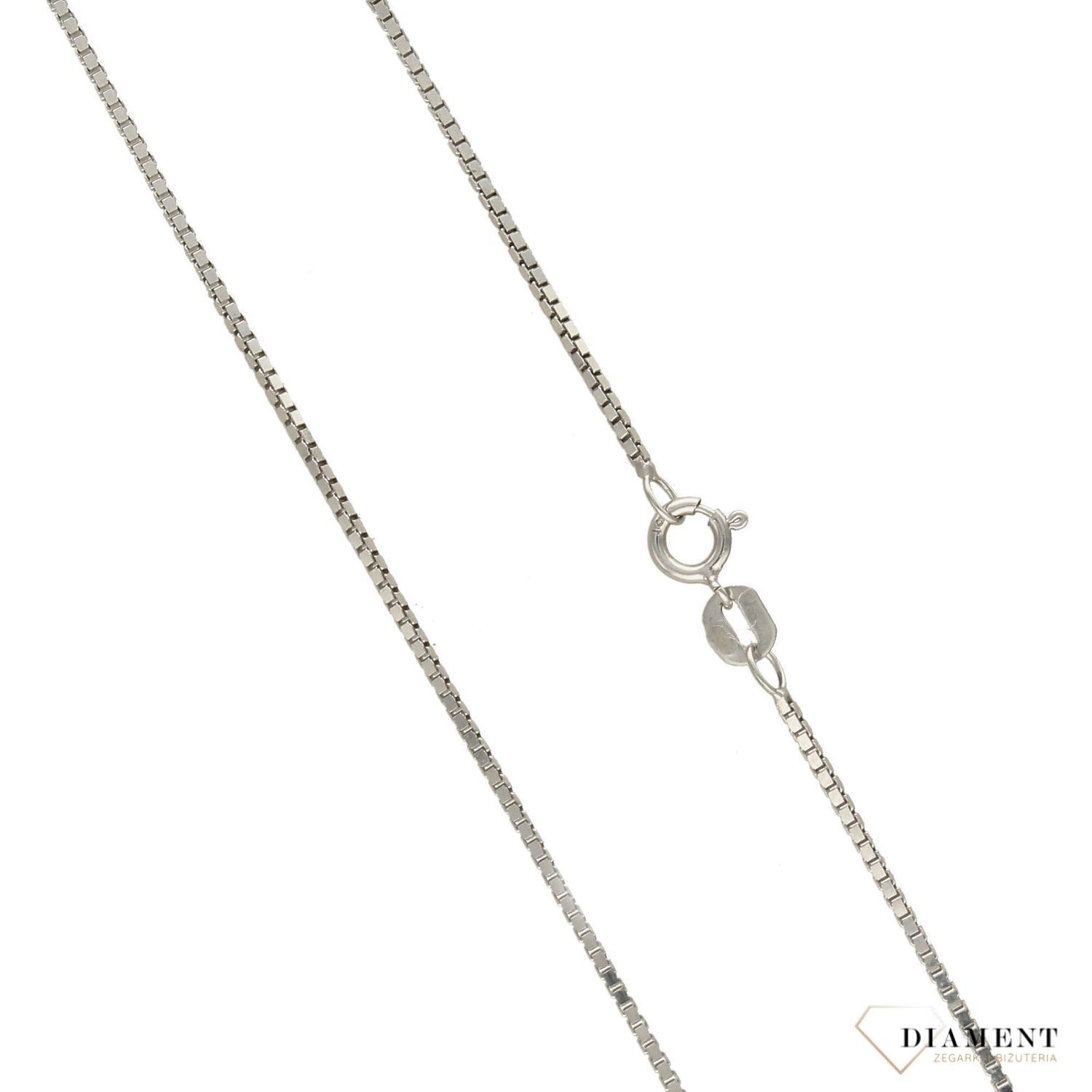 Złoty łańcuszek 585 kosteczka białe złoto 1 mm S2Ł000000-345B 585 1mm (1).jpg